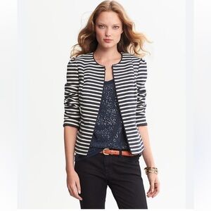 Banana Republic Striped Lady Jacket NWT